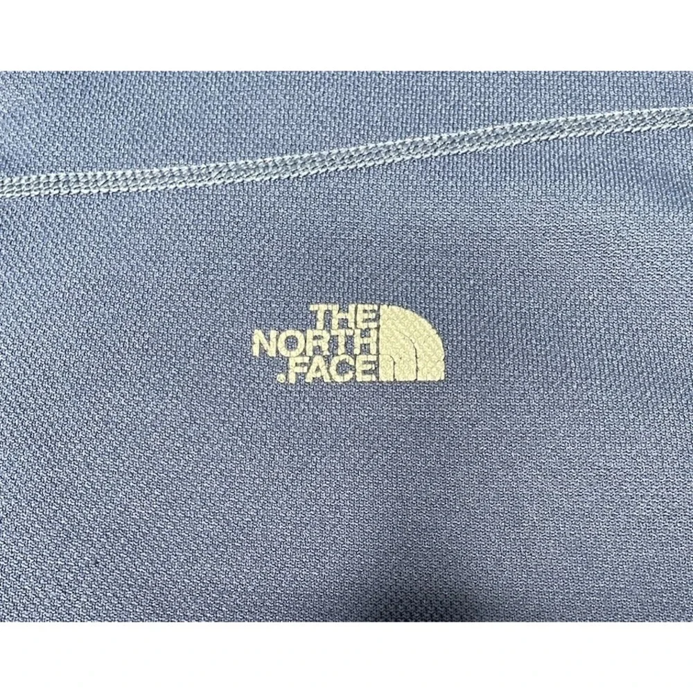 The North Face Shirt Mens XL Blue 1/4 Zip Vapor Wick Short Sleeve Athletic Shirt